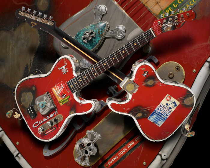 Custom guitar by Kit Carson